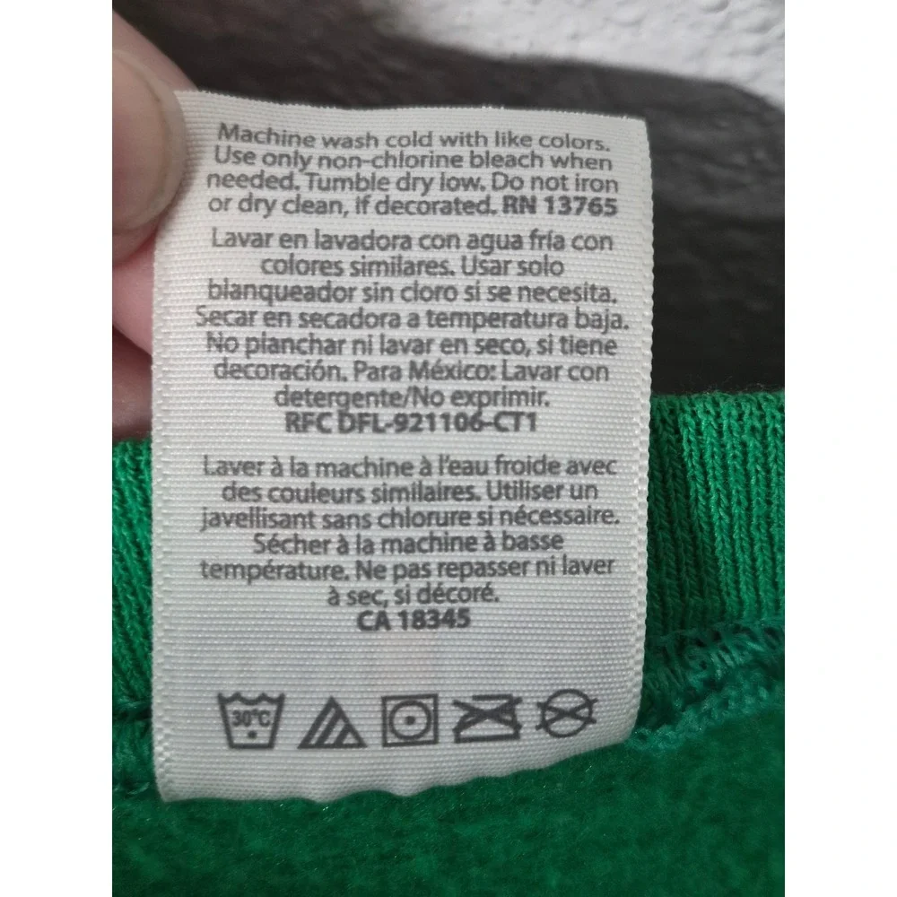 Jerzees Oh Snap Gingerbread Men Ugly Christmas Green Crewneck Sweatshirt Mens XL